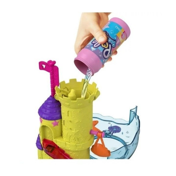Polly Pocket Bubble Aquarium with 2 Bubble-Making Features! NIB - Picture 2 of 5